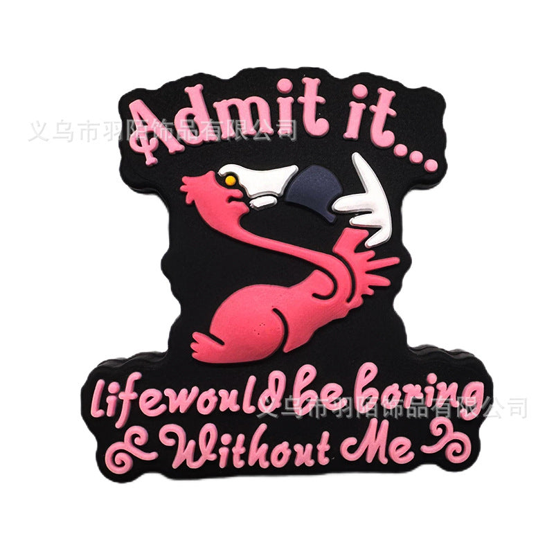 Wholesale 50pcs Cartoon Glue Silicone Beads Bracelet Necklace Pen Beads Accessories Loose Beads